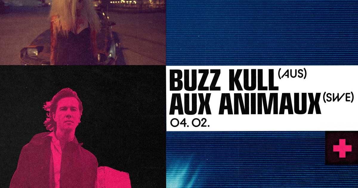 Buzz Kull (AUS) + Aux Animaux (SWE) /live bij Bike Jesus, Prague