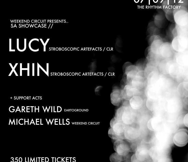 Weekend Circuit presents A Stroboscopic Artefacts Showcase with Lucy ...