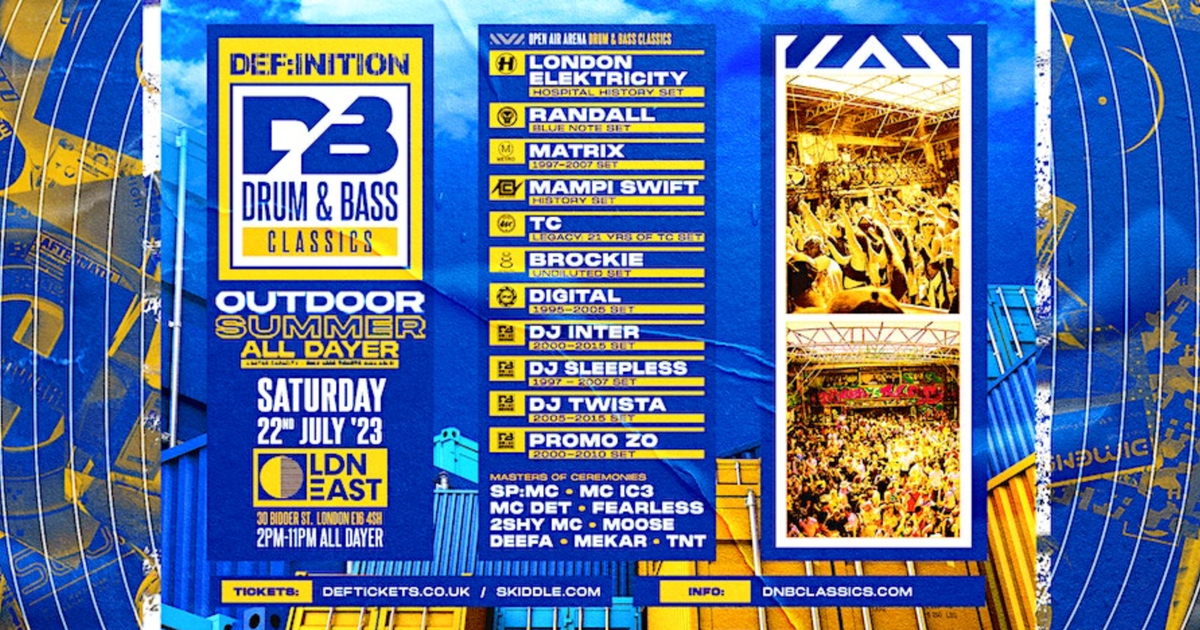 Drum and Bass Classics London Summer All Dayer 5 at LDN East, London