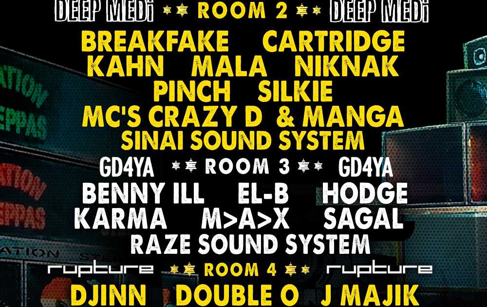 SUBDUB / Outlook Tour / Deep Medi / Rupture / GD4YA - Iration Steppas ...