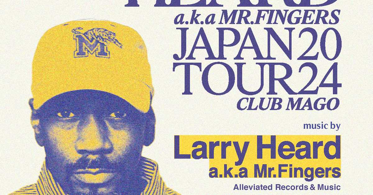 Larry Heard a.k.a Mr.Fingers JAPAN TOUR 2024 at Mago, Chubu