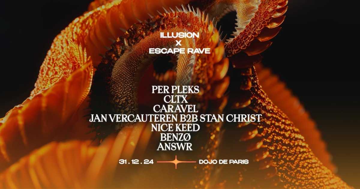Illusion RAVE X ESCAPE RAVE: NO LIMIT at Dojo de Paris, Paris