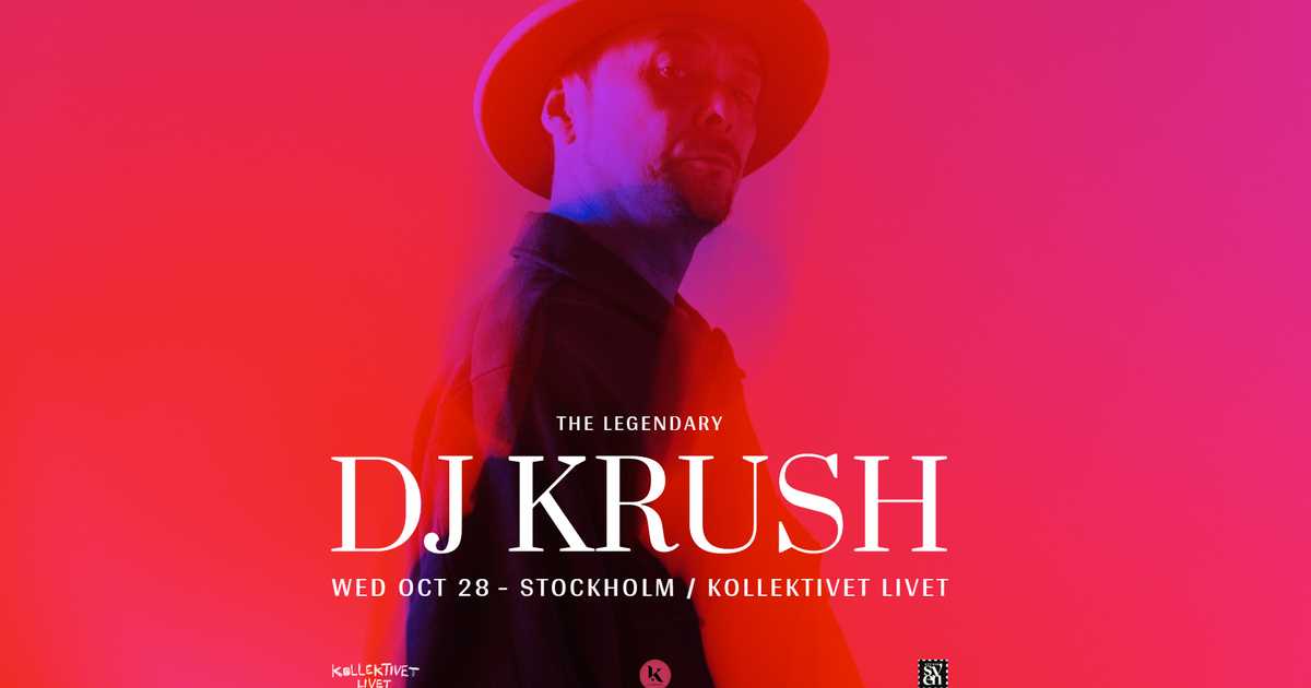 DJ Krush (Japan) - Stockholm at Kollektivet Livet Bar & Scen