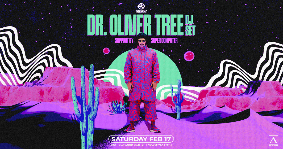 Oliver Tree (DJ Set) at Academy LA, Los Angeles