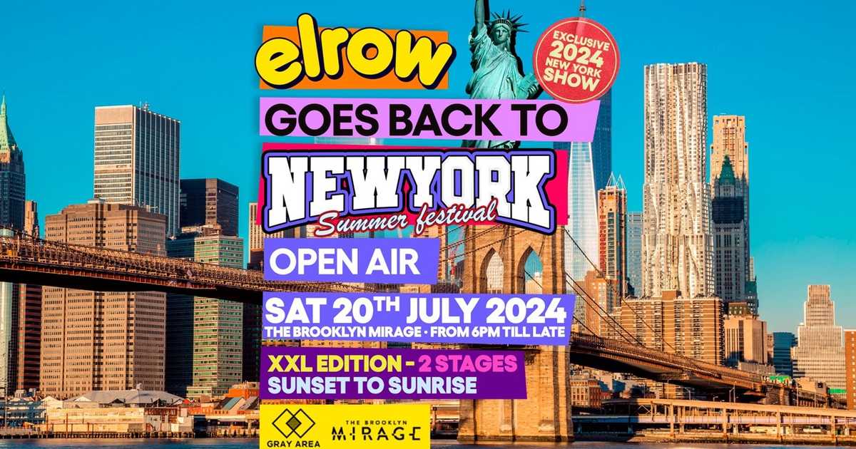 elrow New York Open Air Summer Festival at Brooklyn Mirage New York