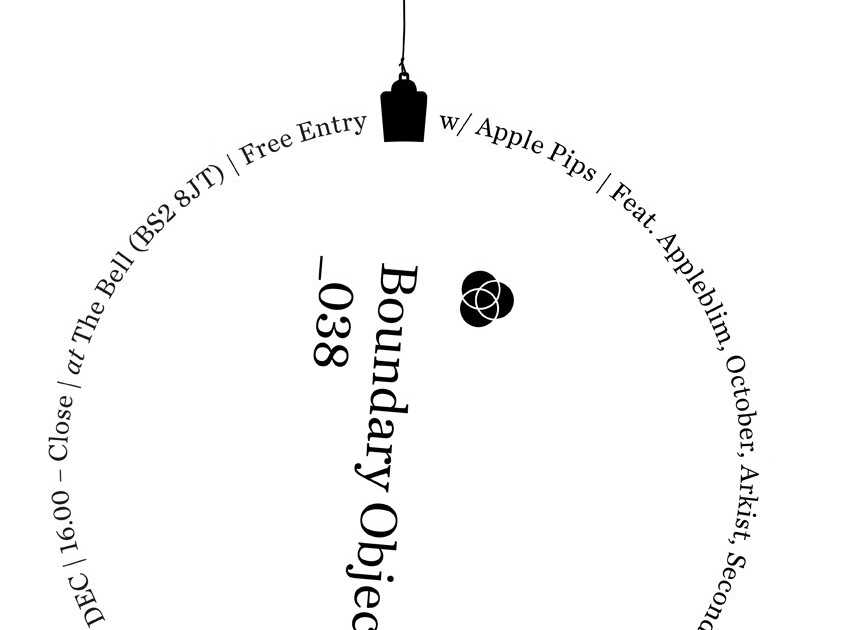 Boundary Object 38. Xmas Bash! with Apple Pips at The Bell, Bristol Boundary Object 38. Xmas Bash! with Apple Pips at The Bell... 