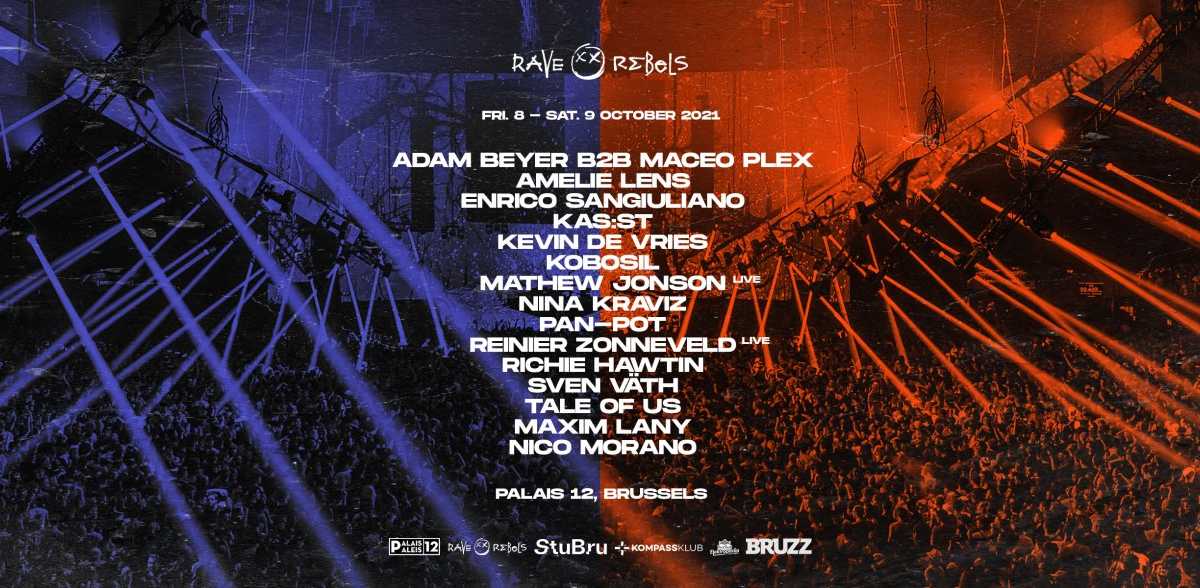 Kompass presents Rave Rebels - XXL Weekender at Palais 12 / Paleis 12 ...