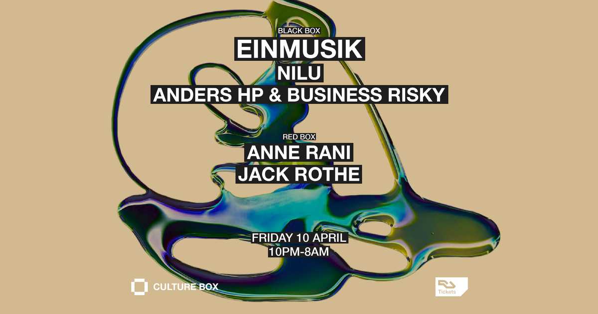 EINMUSIK / NILU / Anders HP & Business Risky / Anne Rani / Jack Rothe ...