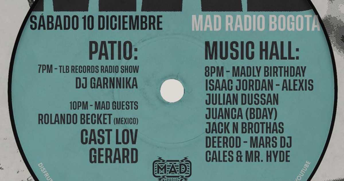 Mad Guests / Support your local artists at Mad Radio Bogotá, Bogotá