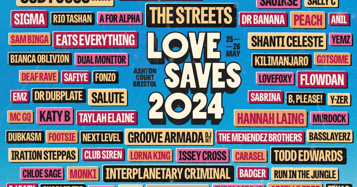 Love Saves The Day 2024 At Ashton Court Estate Bristol   AHR0cHM6Ly9pbWFnZXMucmEuY28vYjIzYWUxYWZlNjQ1ZTRmNjEzMmI2Yzk4NzU1YjJlMmEzMWFkZTI4Mi5qcGc=