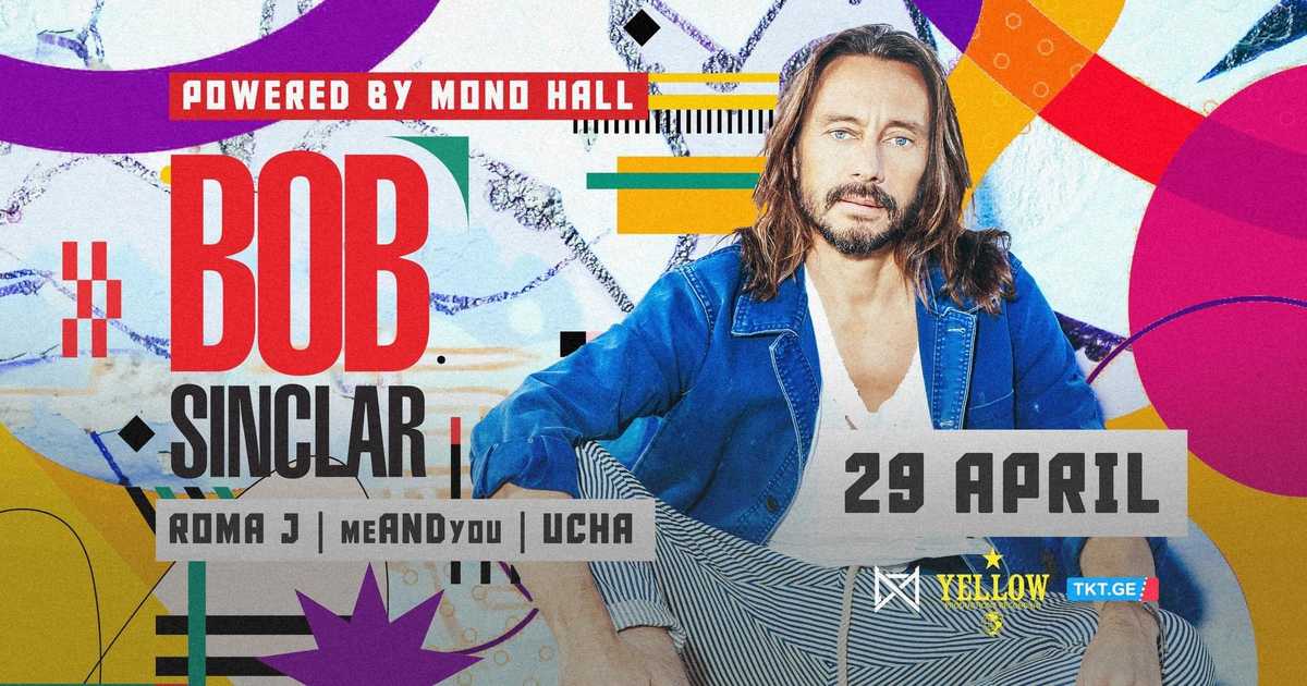Bob Sinclar at TBA - Tbilisi, Tbilisi