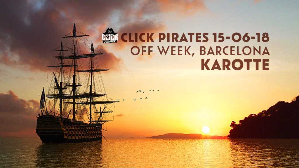 Click Pirates Boat Party with Karotte off Week Sonar at Muelle de