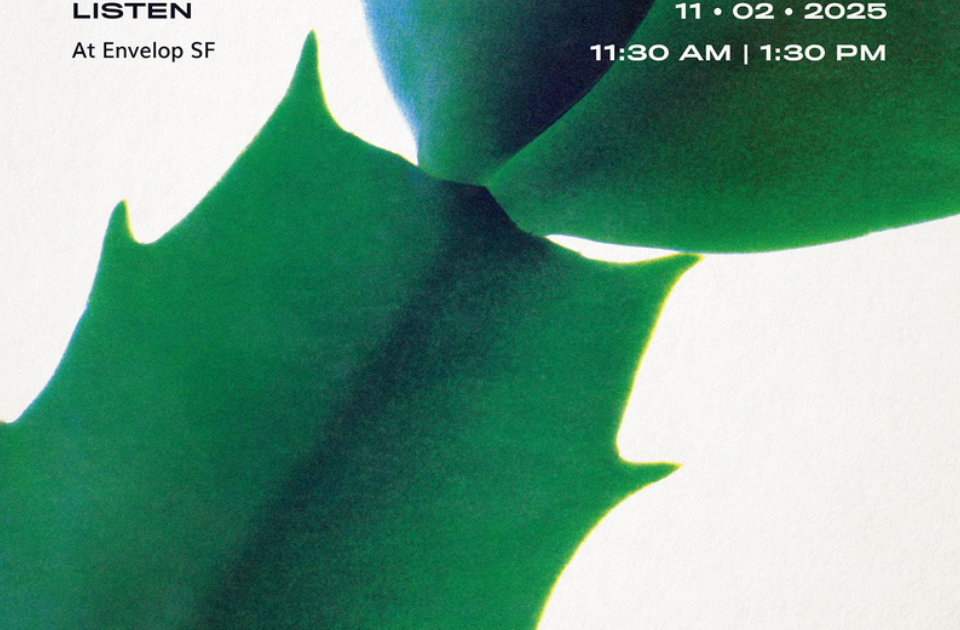 Hiroshi Yoshimura - Green: LISTEN at Envelop SF, San