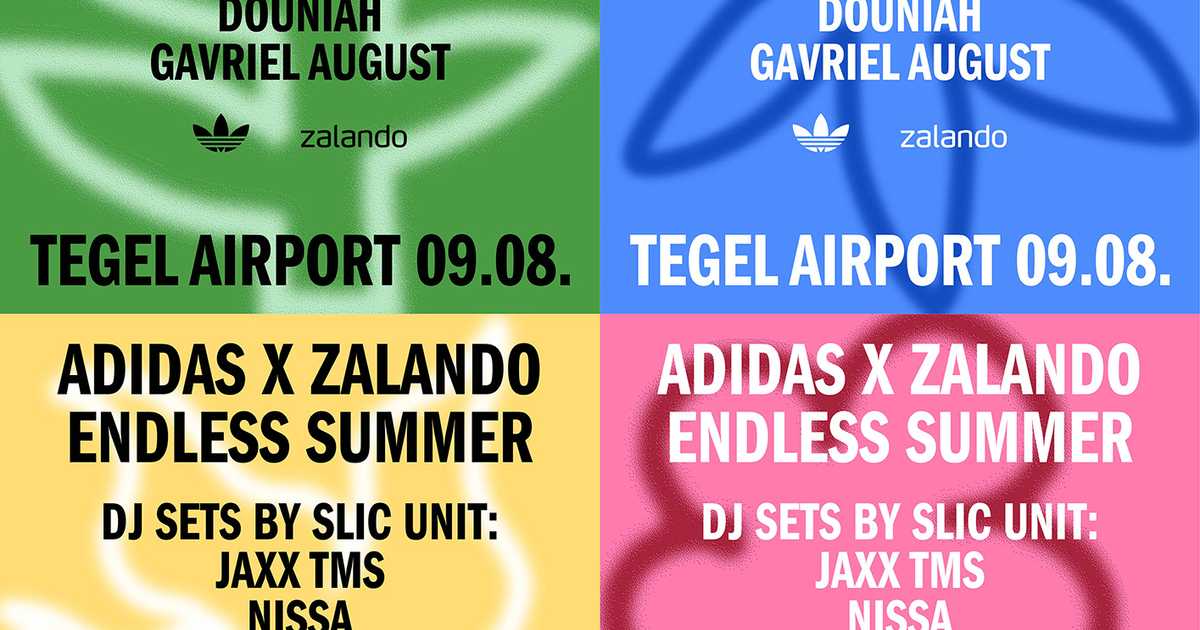 adidas x Zalando Endless Summer a Flughafen Tegel Berlino