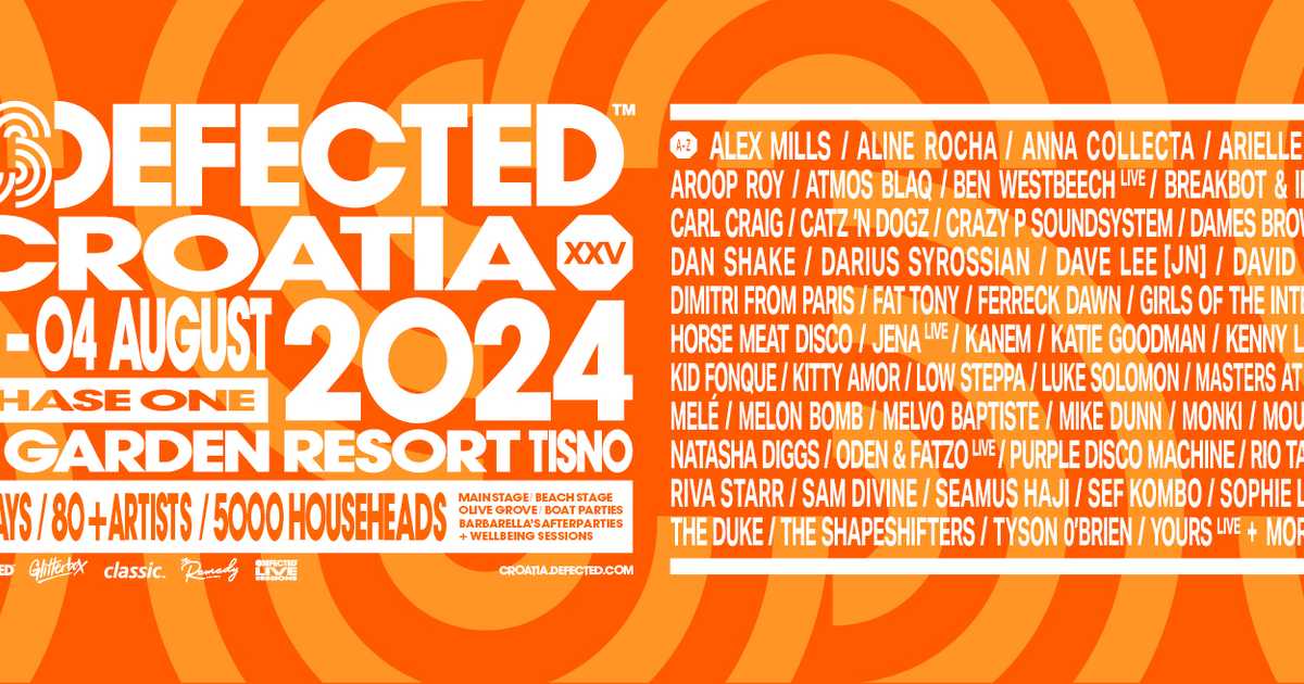 Defected Croatia 2024 At The Garden Tisno Croatia   AHR0cHM6Ly9pbWFnZXMucmEuY28vYmM3NzI0YTk2MTE2OThhNzgwODgxZDI1MzVkNGYxMGVmMmQ4Njc4OC5qcGc=