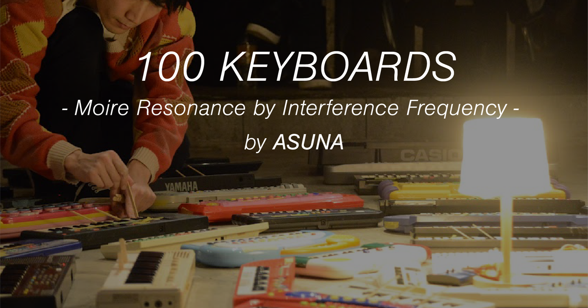 Interference, Resonance: 100 KEYBOARDS Moire Resonance by Interference ...