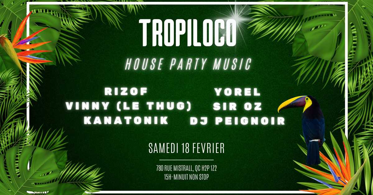 TROPILOCO Invite 2 djs de LaPingouinerie X Poly'son at Paroisse Notre ...