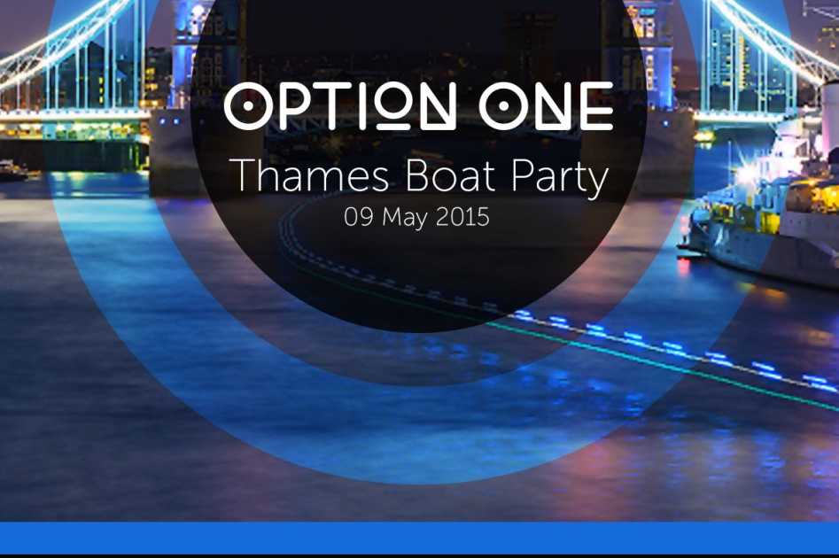 Option One On The Thames - Residents Special at Tower Millennium Pier ...