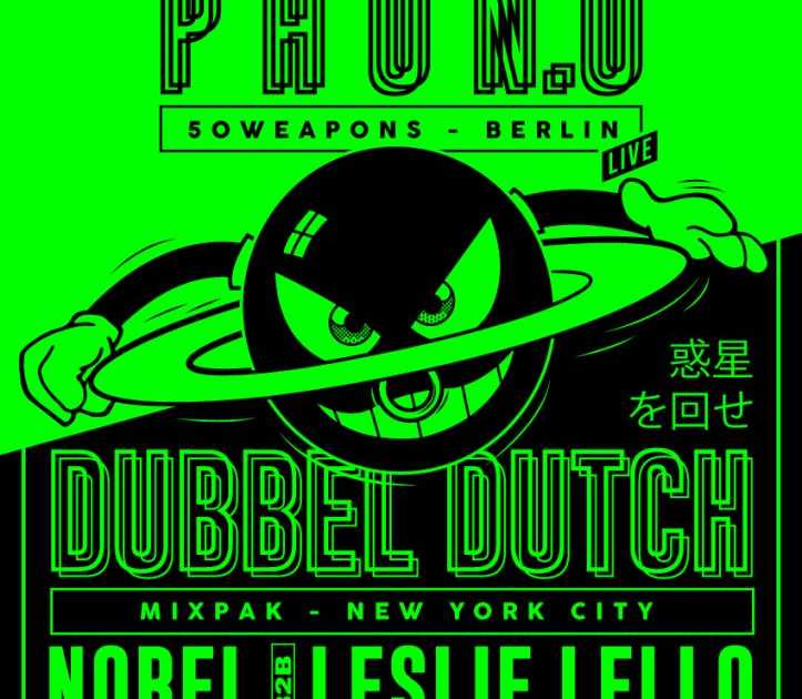 T-D presents Phon.o Live & Dubbel Dutch at New Age Club, Nord