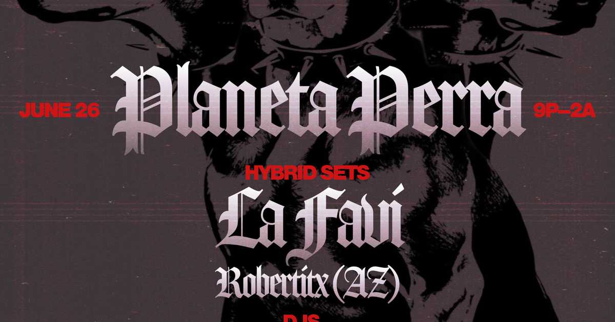 Planeta Pisces x Oscat: Planeta Perra - La Favi, Robertitx, Oscat, Digital KitKat, Villin, Daddy YankMe flyer