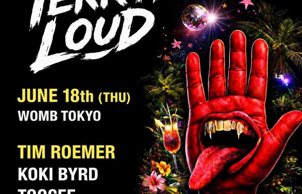 TEKK IT LOUD at WOMB, Tokyo