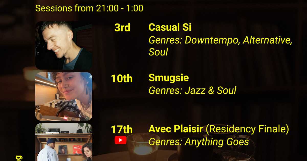 Saturday Session: Avec Plaisir (residency finale) at Unkompress, Berlin