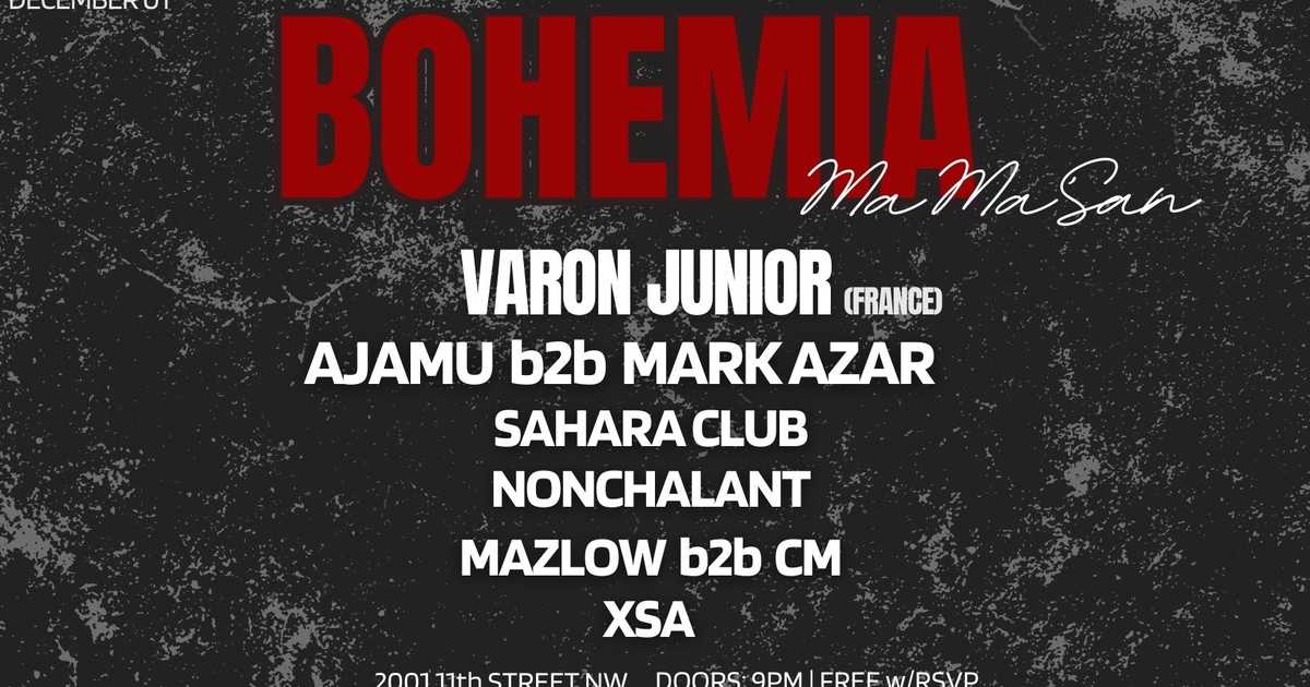 Bohemia at Mama'San em Harlot DC, Washington DC