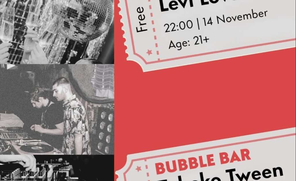 AFISHA BAR PRESENTS: LEVI LOVE DISCO at TBA - AFISHA, Tbilisi