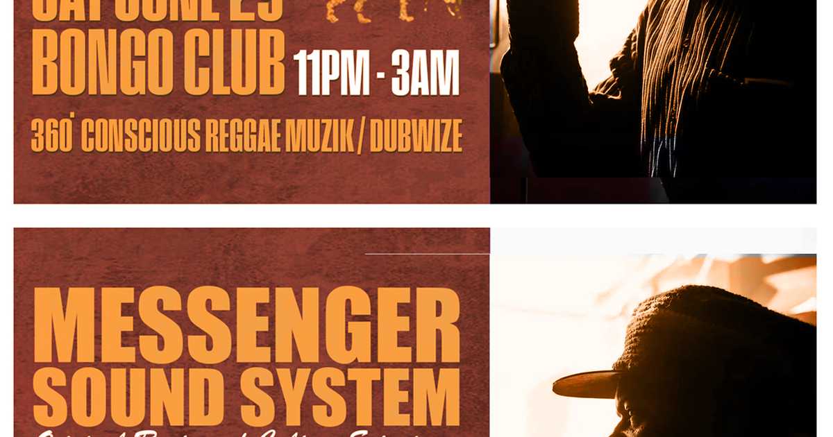 Messenger Sound System feat MC Afrikan Simba at The Bongo Club, Edinburgh
