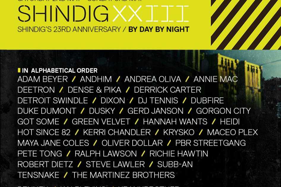 Shindig/XXIII Shindig Festival - 23rd Anniversary Byday/Bynight at ...
