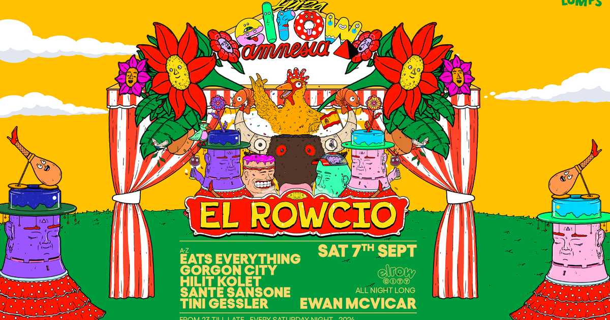 elrow Ibiza | El Rowcio at Amnesia Ibiza, Ibiza