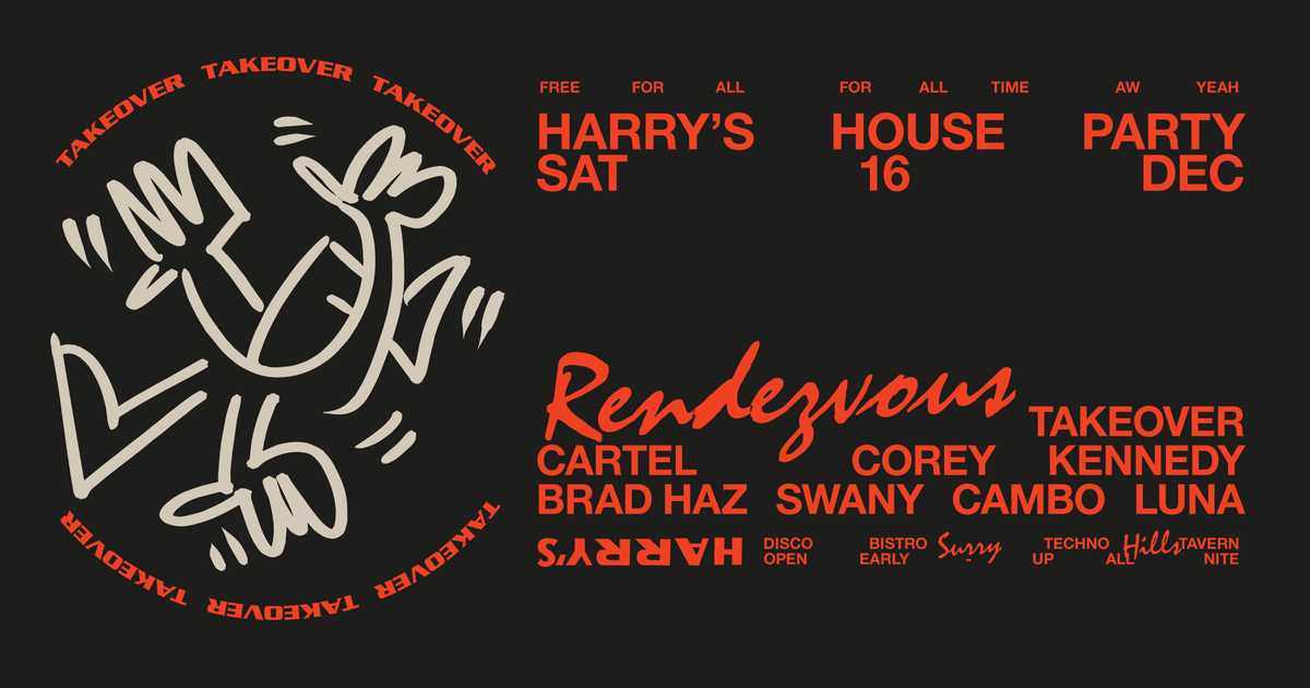 Harry's House Party x Rendezvous Takeover at Harpoon Harry, Sydney