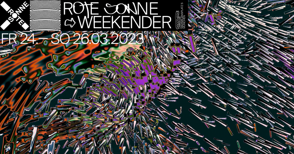 Rote Sonne WEEKENDER en Rote Sonne, Múnich