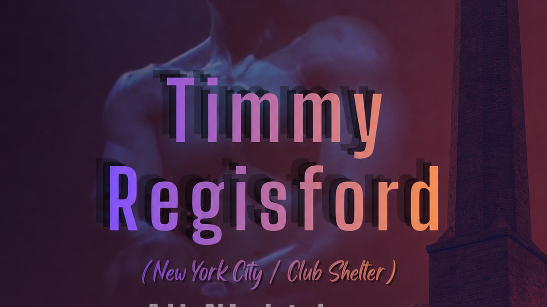 ticcle presents Timmy Regisford (NYC / Club Shelter) (all night