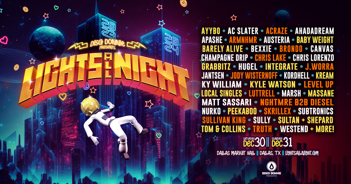 Lights All Night Music Festival 2023 Promo Code RAVEFAM at TBA The