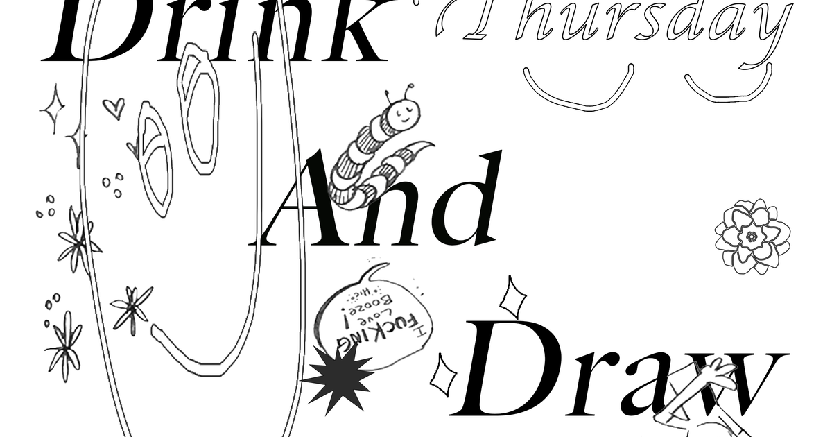 Drink draw at the old red bus station leeds