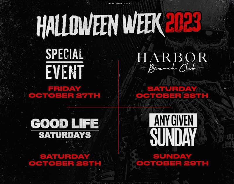 Harbor NYC Halloween Parties 2023 at Harbor NYC Rooftop, New York City