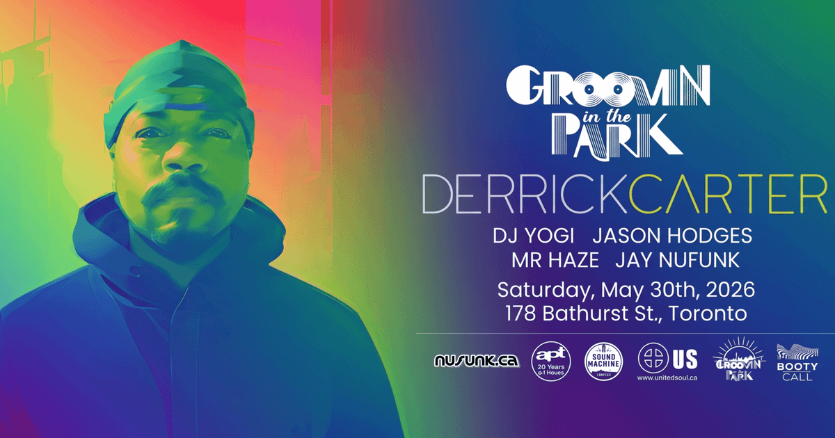 Groovin In The Park Launch Party with Derrick Carter (Chicago) at