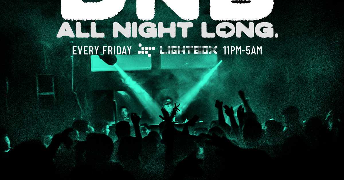 DNB All Night Long Free Entry at Lightbox, London