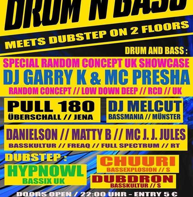 Drum N Bass and Dubstep 2 Floor Special feat. Live and Direct From The UK DJ Garry at Rocker 33