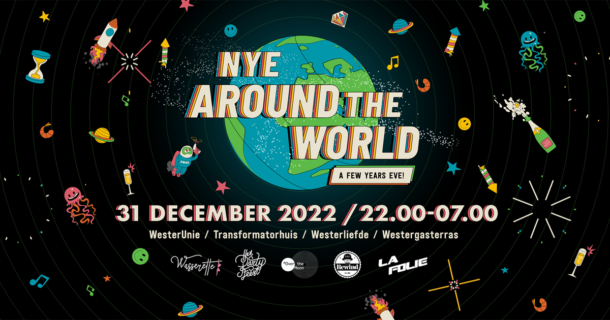 NYE Around the World at WesterUnie, Amsterdam