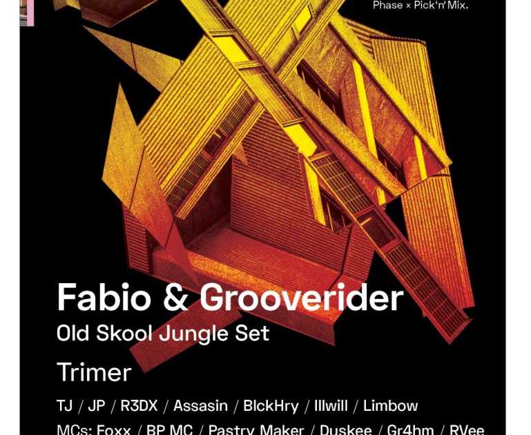 Phase X Pick n' Mix: Fabio & Grooverider (Old Skool Jungle Set) at ...