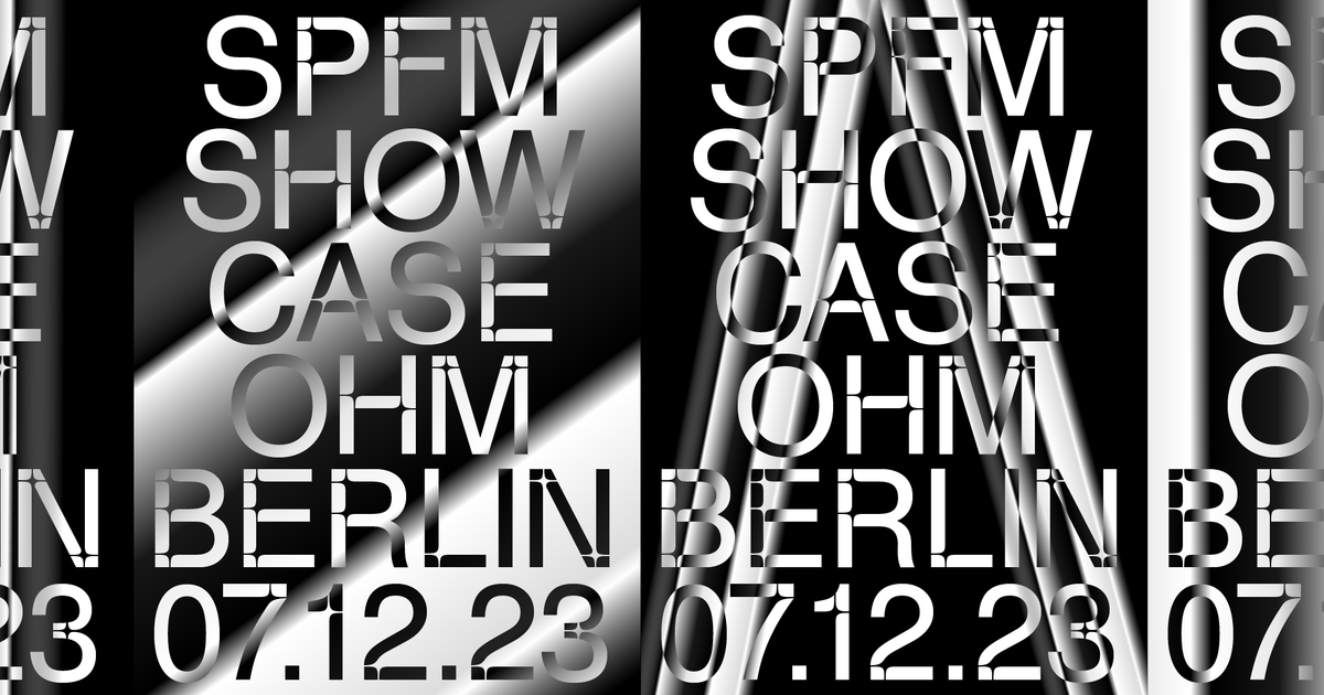 SPFM Showcase Berlin at OHM, Berlin