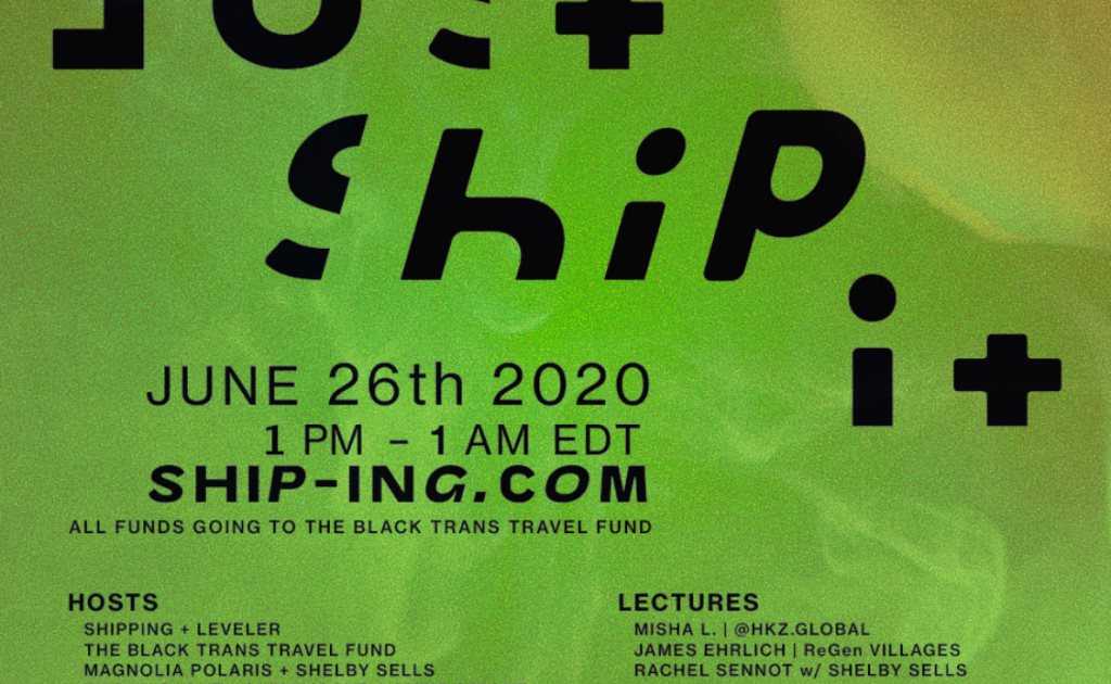 Shipping x Leveler present Just Ship It a Fundraiser for The Black