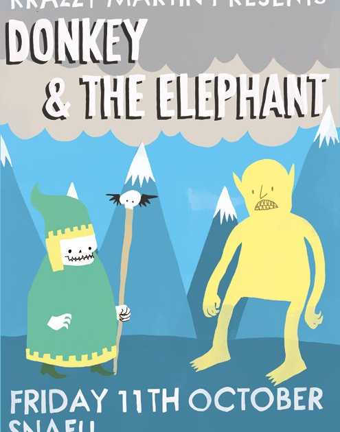 Krazzy Martin presents Donkey & The Elephant at Snafu, Aberdeen