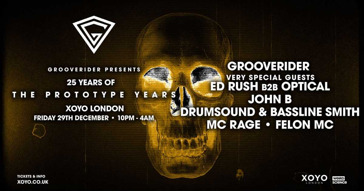 Grooverider presents... 25 Years Of The Prototype Years (Drum & Bass ...