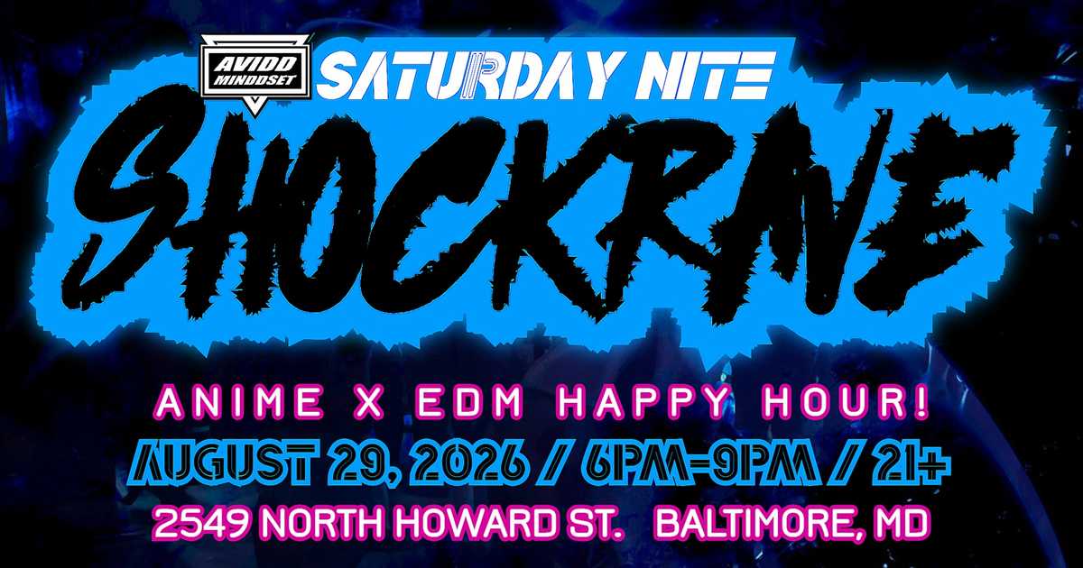 Avidd Minddset's Saturday Nite ShockRave (2026) at Ottobar, Baltimore