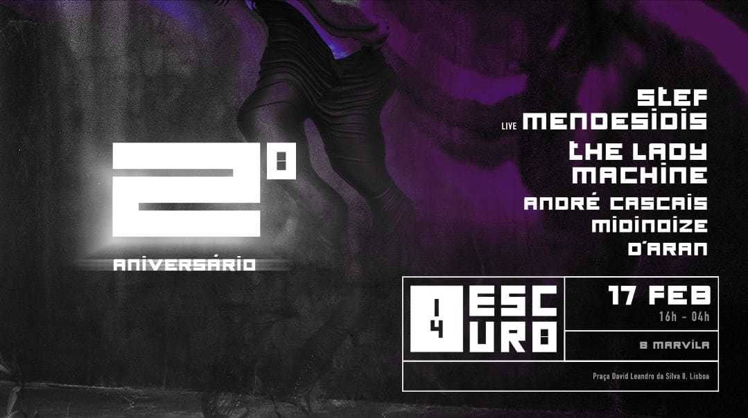 1/4 Escuro 2nd Anniversary with Stef Mendesidis Live and The Lady ...