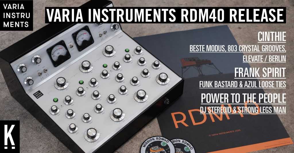 Cinthie (Beste Modus / Berlin) - Varia Instruments Rdm40 Release bei ...