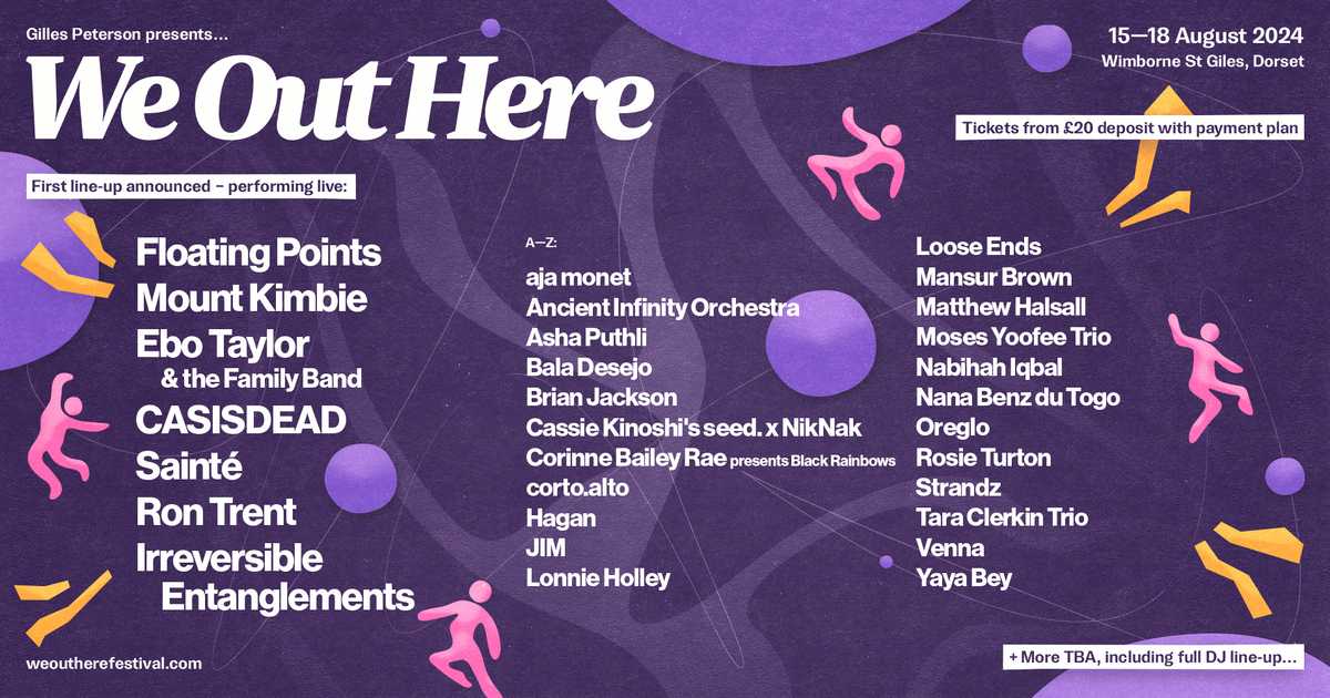 We Out Here Festival 2024 at Wimborne St Giles, Dorset, South + East